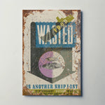 Wasted Food is Another Ship Lost Metal Sign