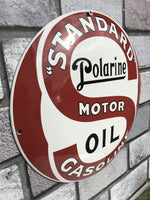 Standard Polarine Enamel Sign