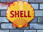 *CLEARANCE* Shell Enamel Sign