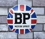 BP Motor Spirit Enamel Sign