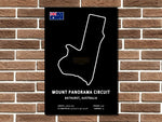 Mount Panorama Circuit Layout Metal Sign