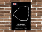 Castle Combe Circuit Layout Metal Sign