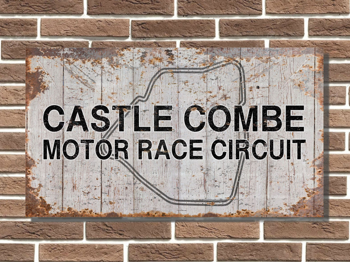 Castle Combe Circuit Board Sign