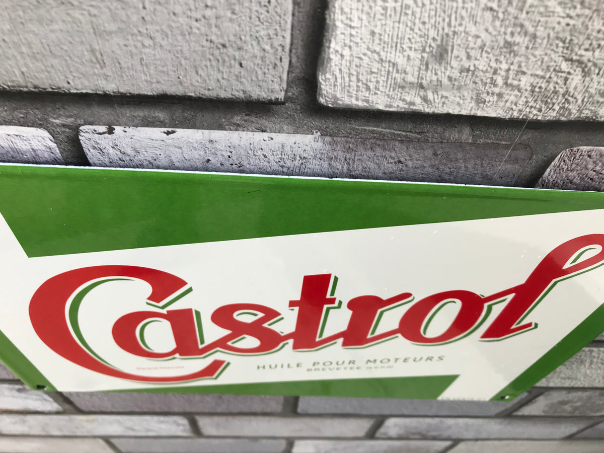 Castrol Enamel Sign