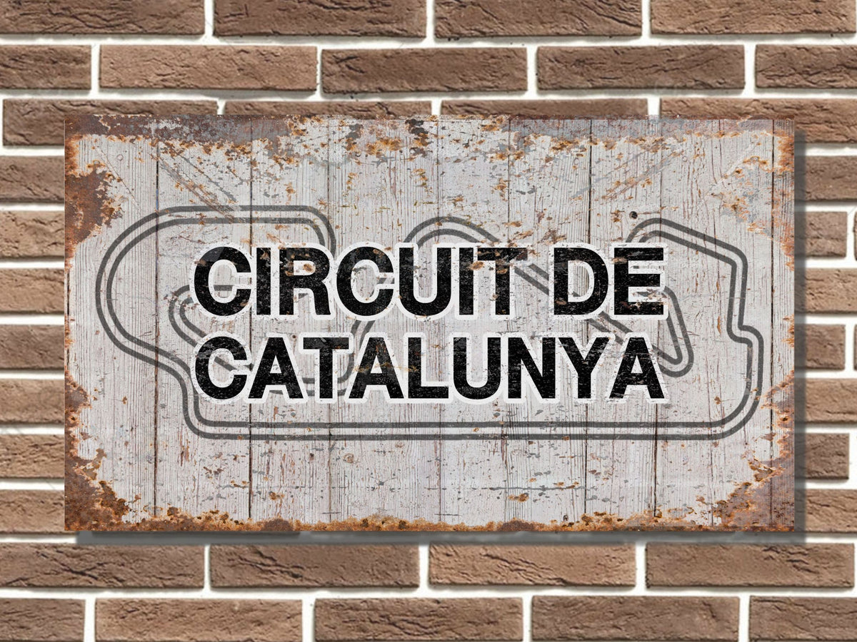 Circuit de Catalunya Circuit Board Sign