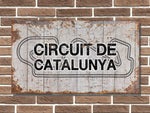 Circuit de Catalunya Circuit Board Sign