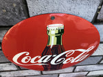 Coca Cola Enamel Sign