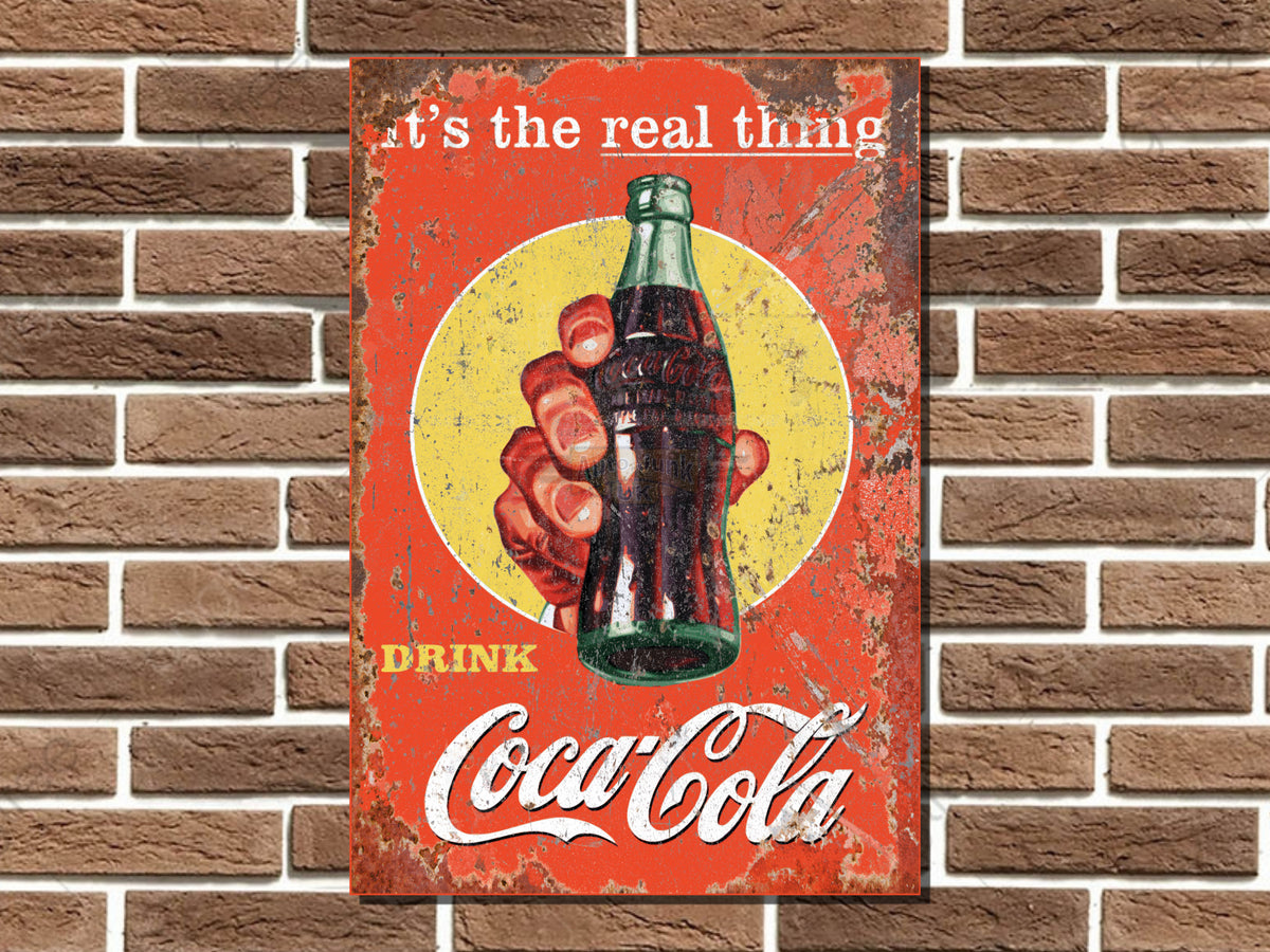 Coca Cola Metal Sign