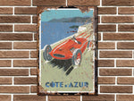 Cote d'Azur Metal Sign