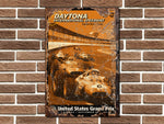 Daytona Speedway Grand Prix Metal Sign