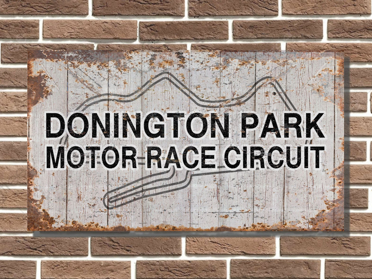 Donington Park Motor Circuit Board Sign
