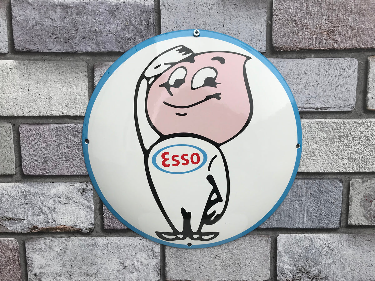 Esso Enamel Sign