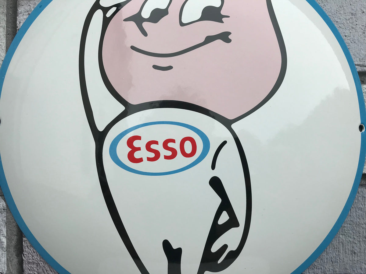 Esso Enamel Sign