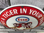 Esso Tiger Enamel Sign