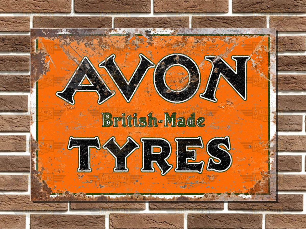 Avon Tyres Metal Sign