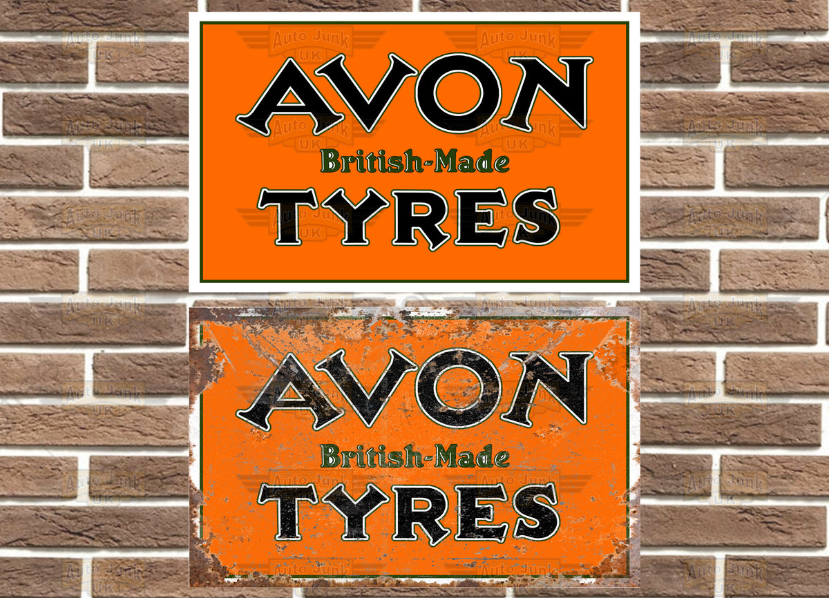 Avon Tyres Metal Sign