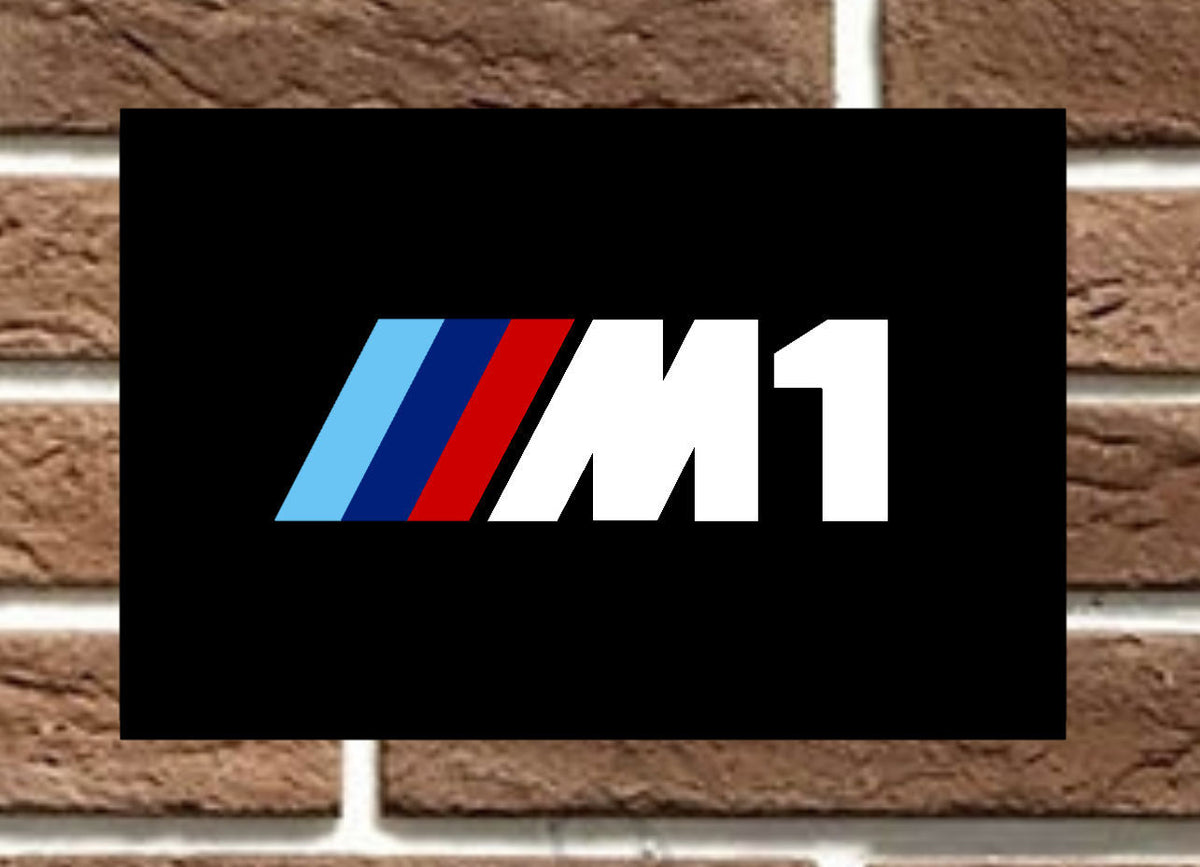 BMW M Car Metal Sign