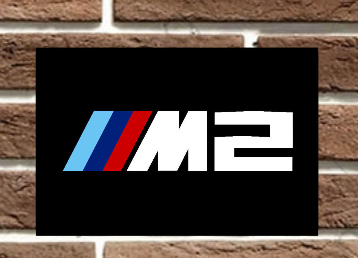 BMW M Car Metal Sign