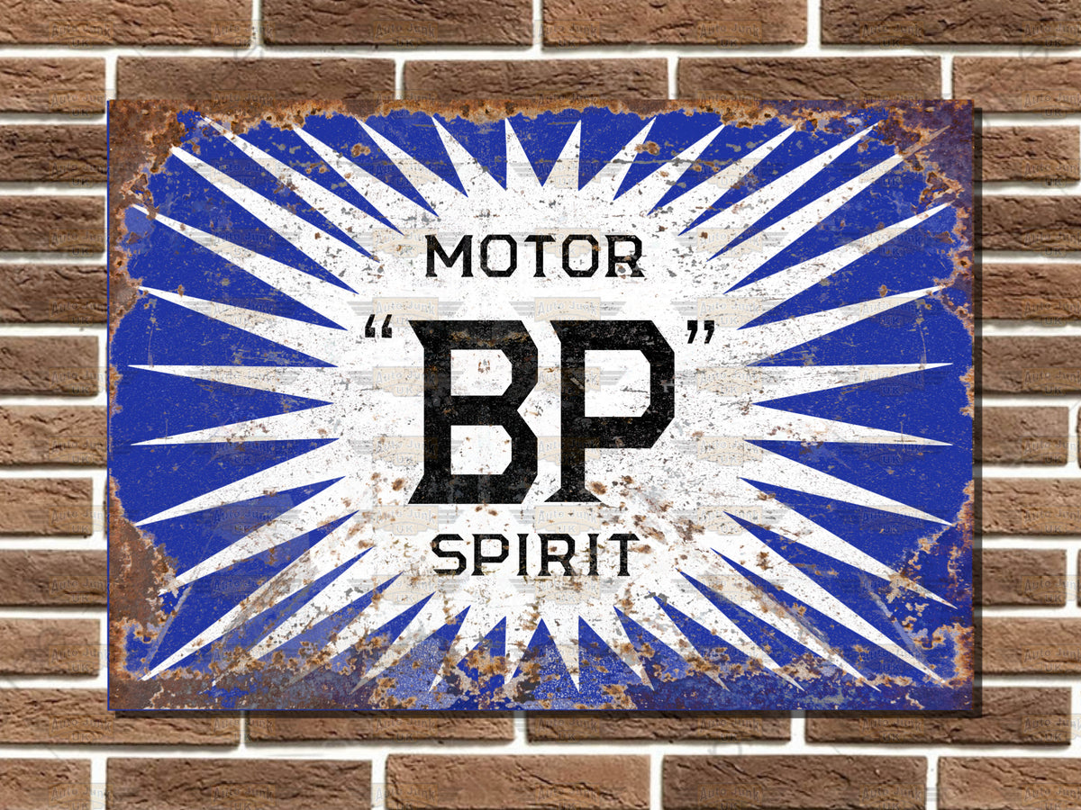 BP Motor Spirit Metal Sign ll