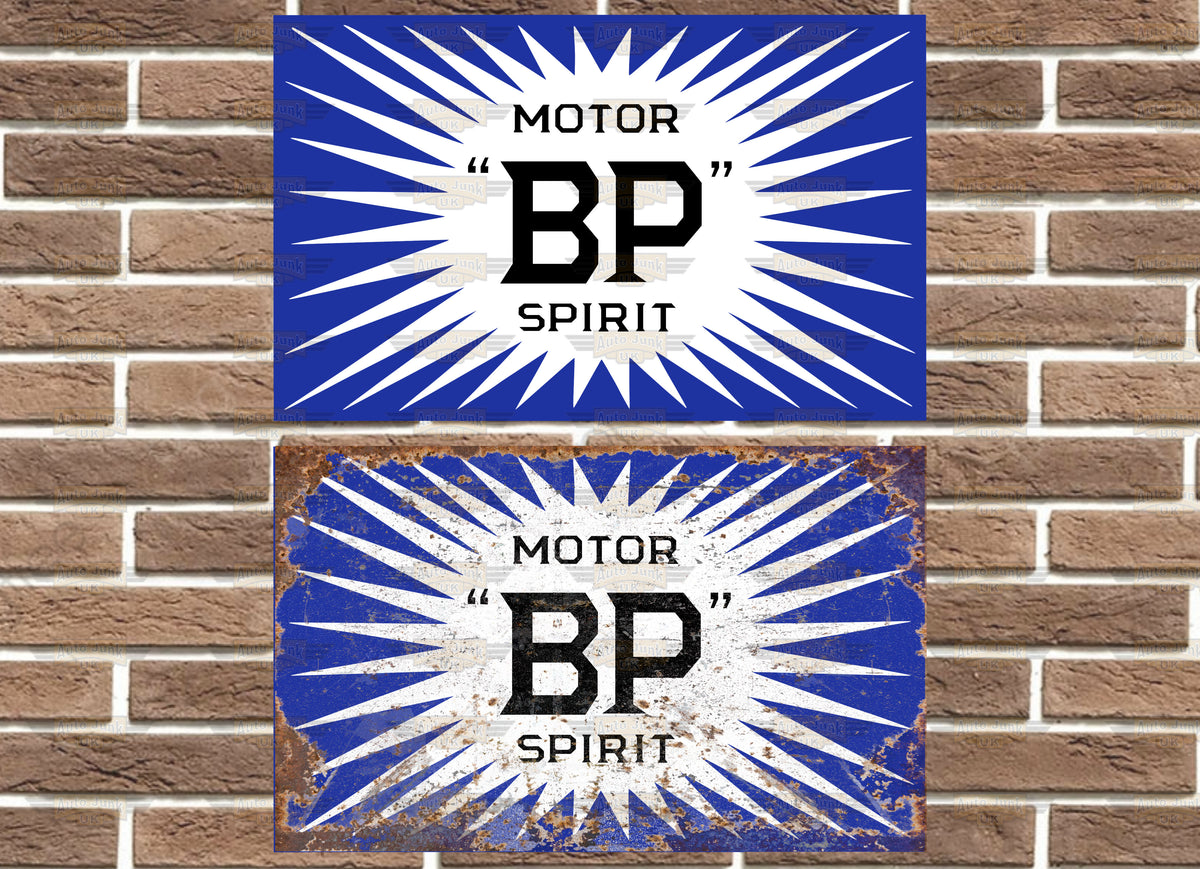 BP Motor Spirit Metal Sign ll