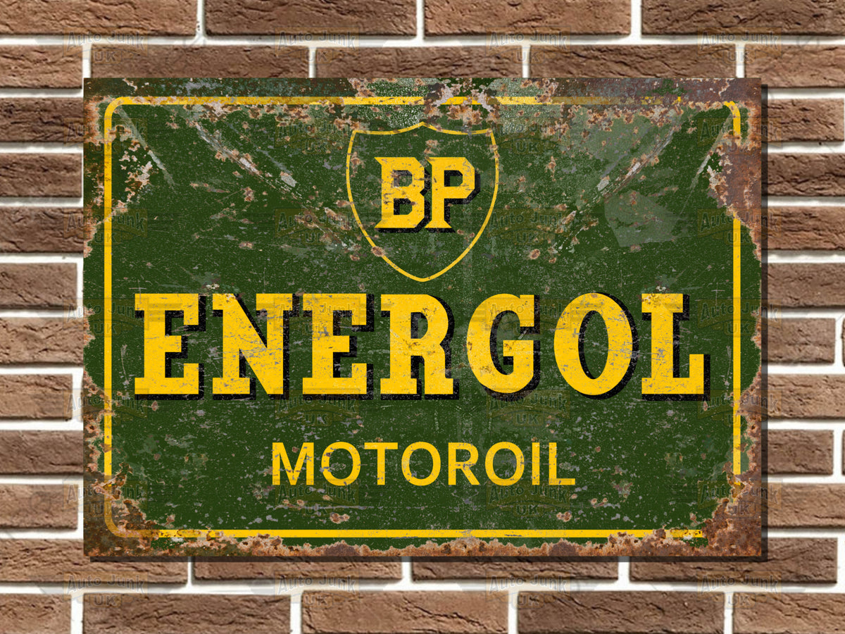 BP Energol Metal Sign