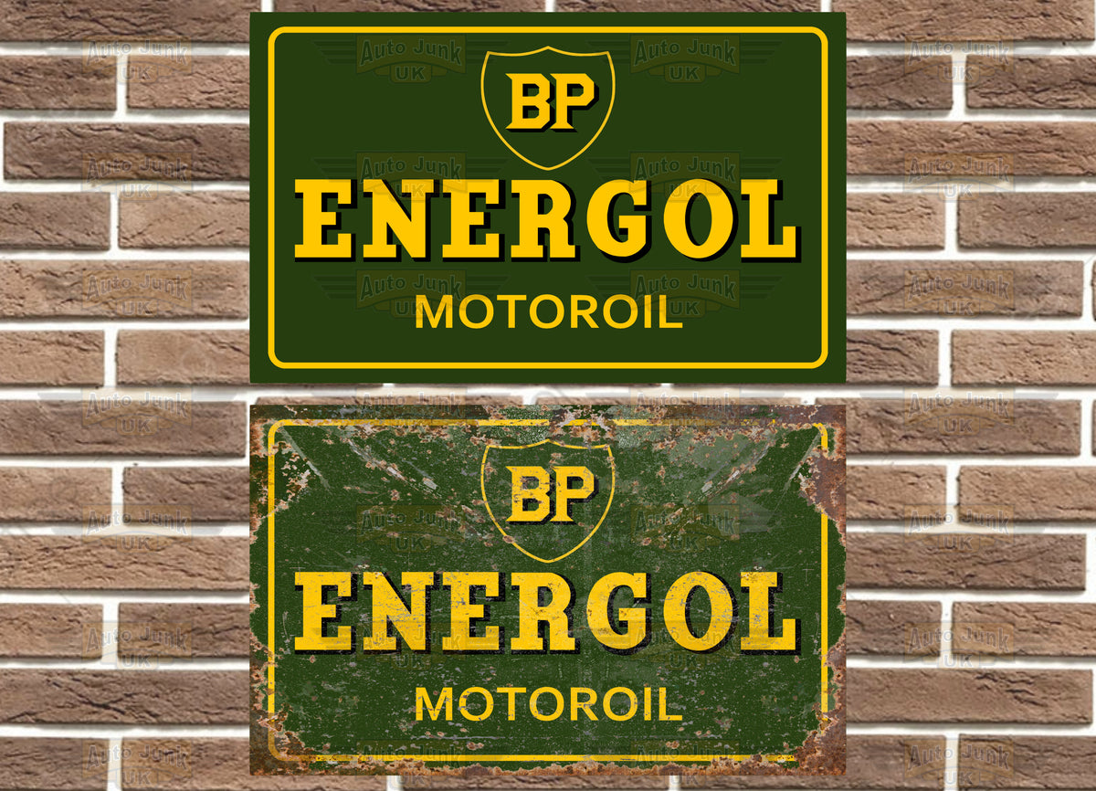 BP Energol Metal Sign