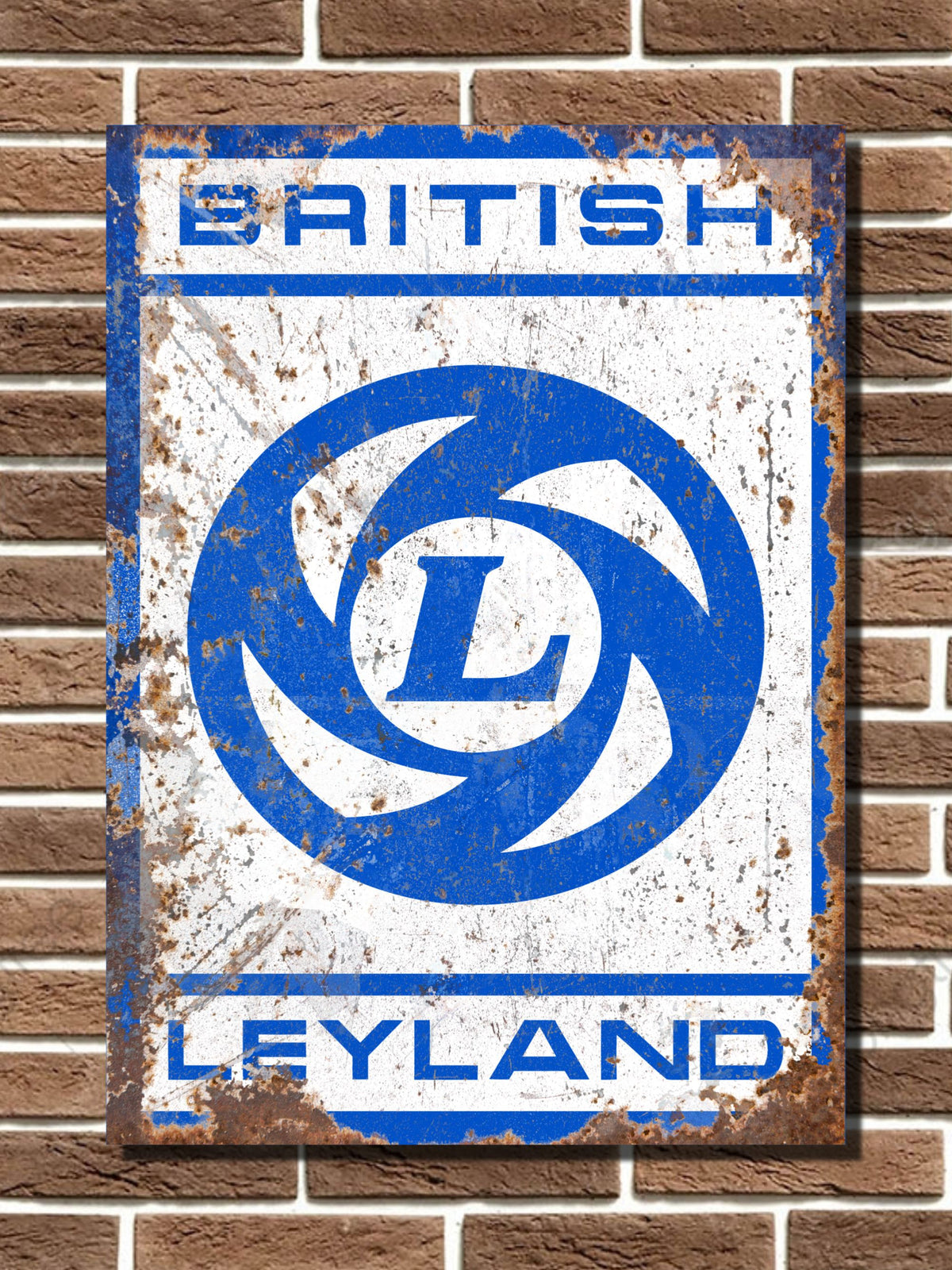 British Leyland Metal Sign