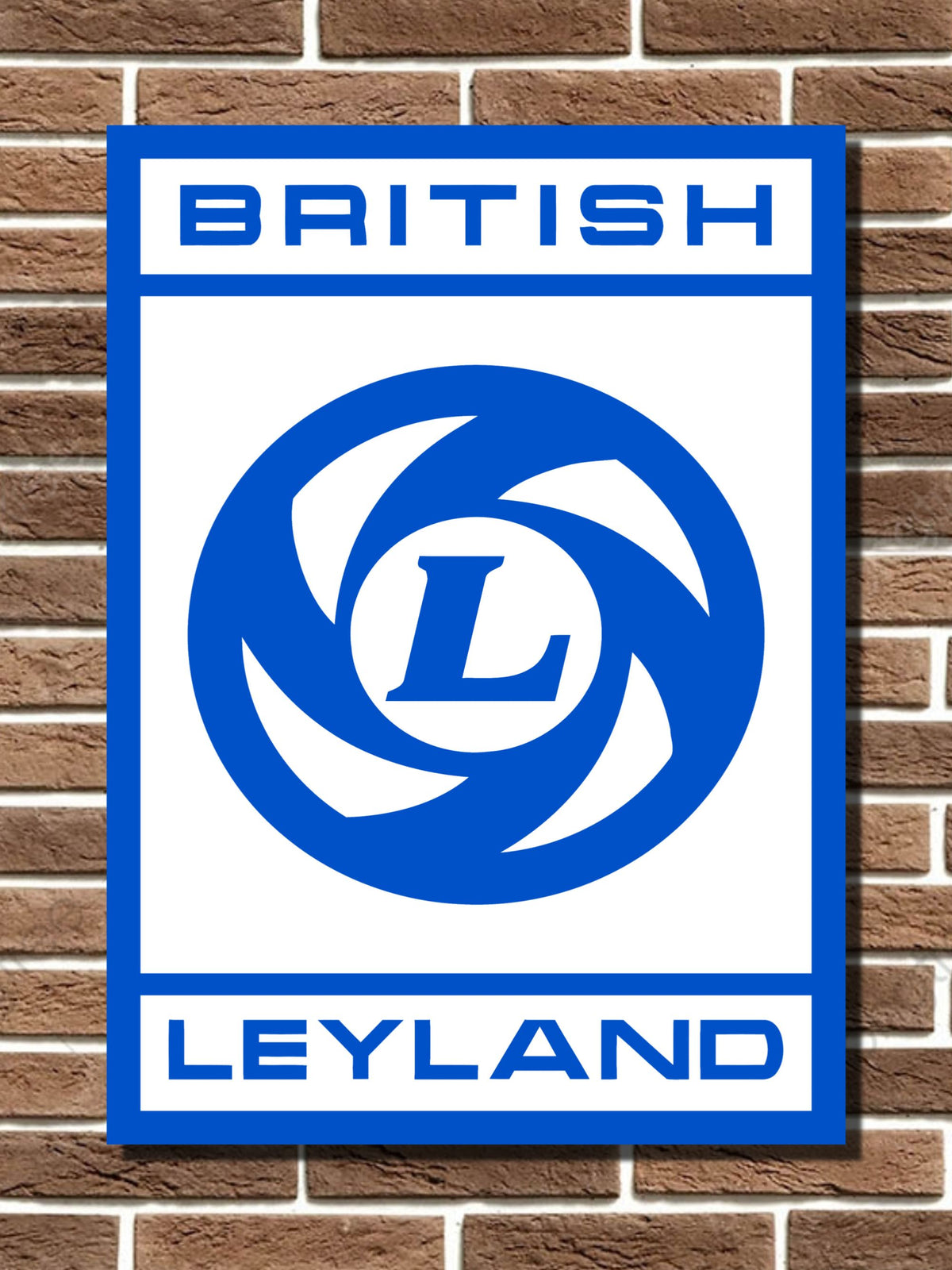 British Leyland Metal Sign