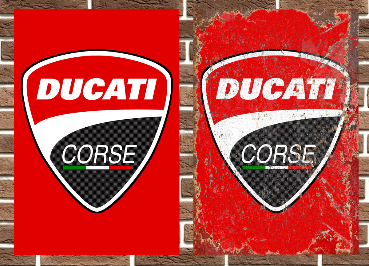 Ducati Corse Metal Sign