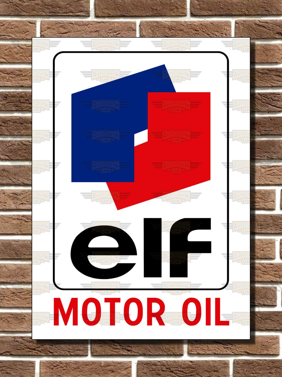 Elf Motor Oil Metal Sign