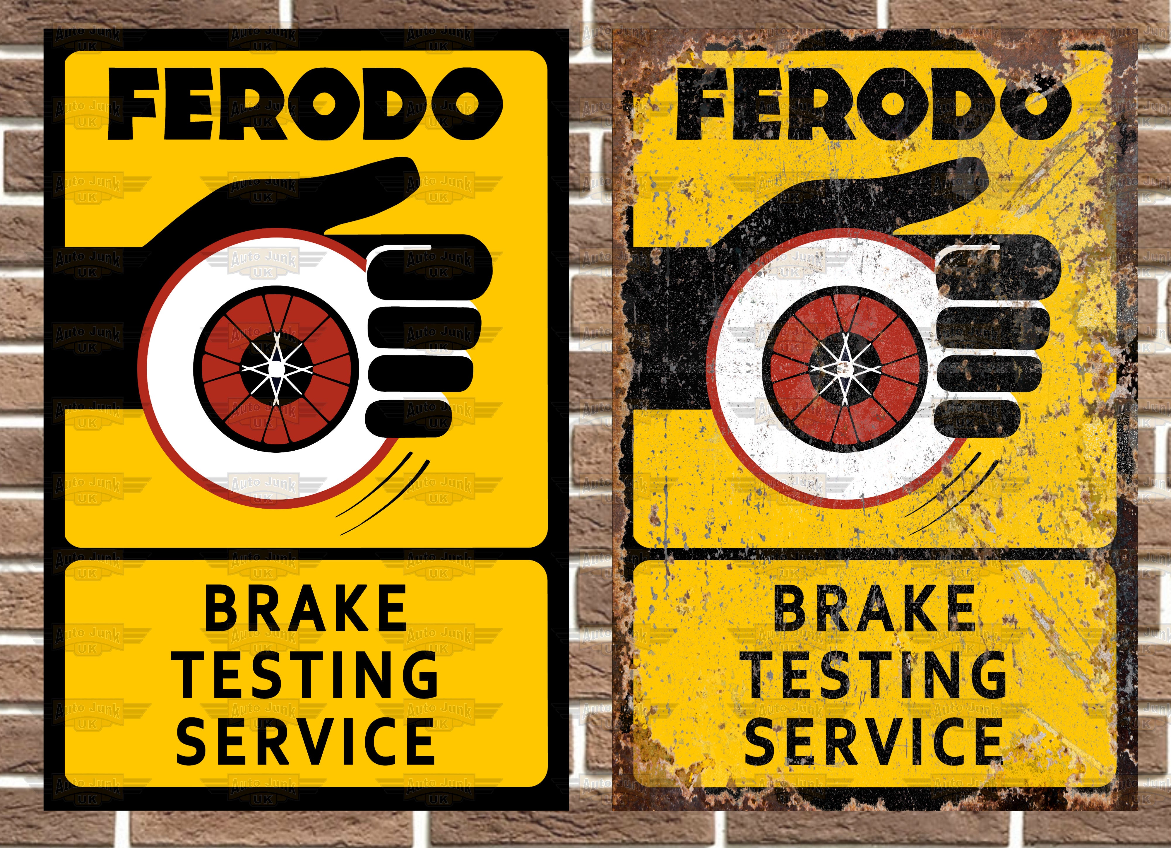 Ferodo Metal Sign– Auto Junk UK Ltd