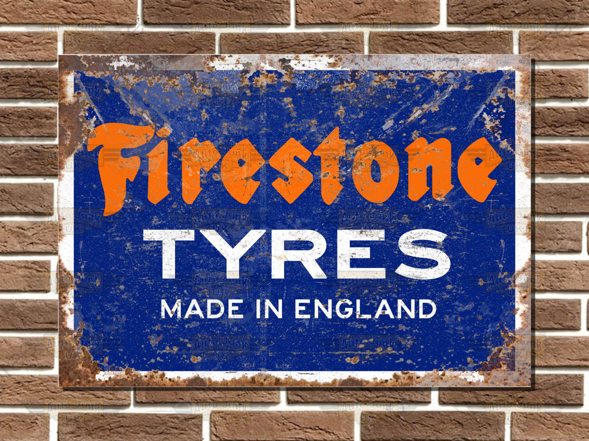 Firestone Tyres Metal Sign