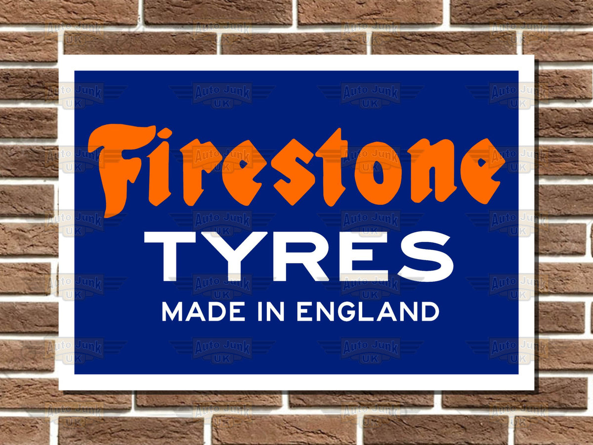 Firestone Tyres Metal Sign