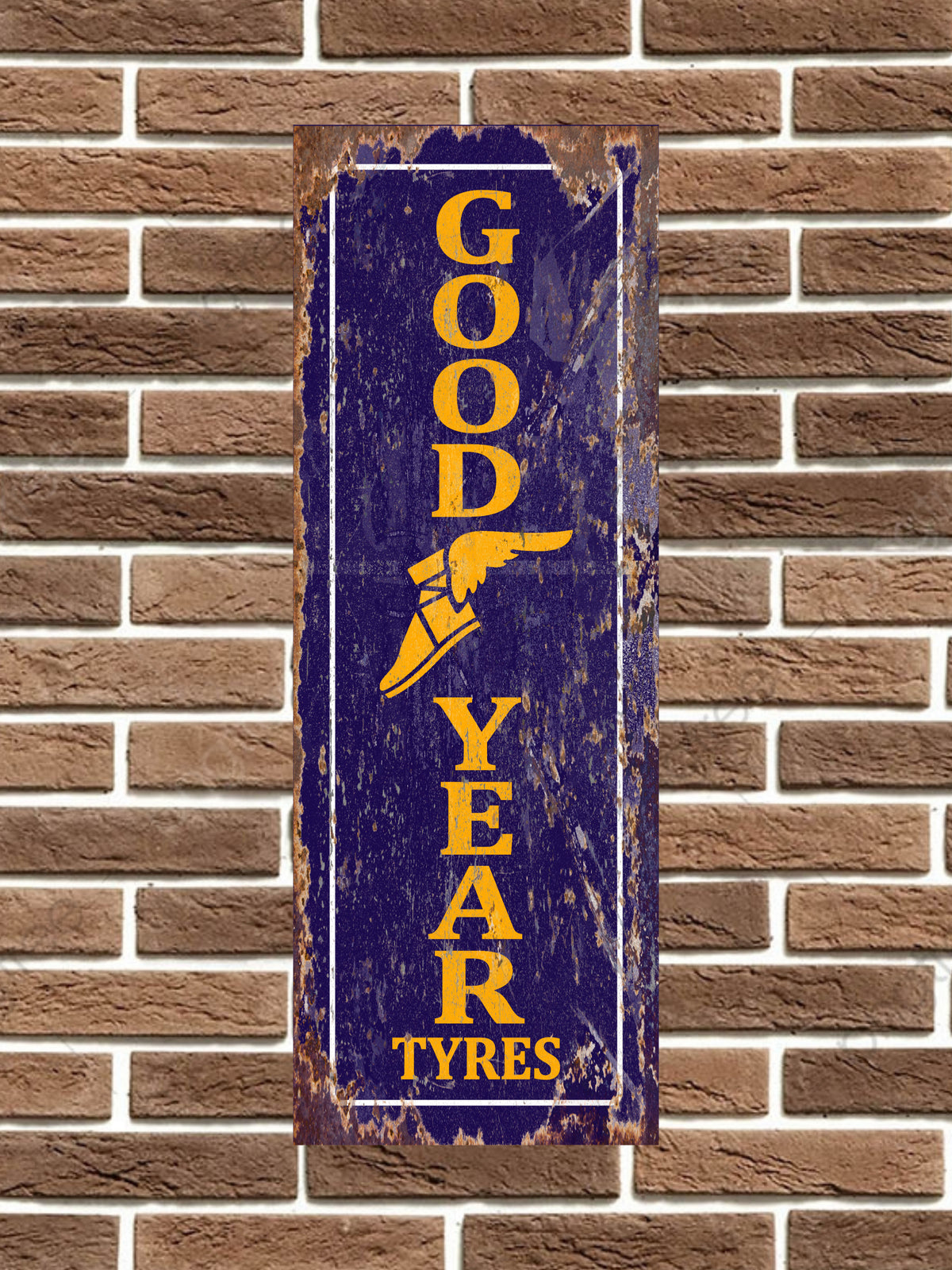 Goodyear Metal Sign