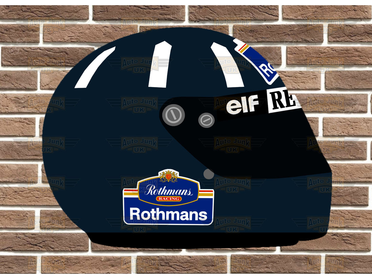 Damon Hill Helmet Wall Plaque