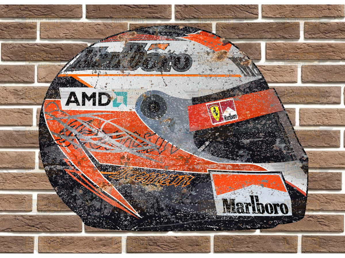 Kimi Raikkonen 2007 Replica Helmet Wall Plaque
