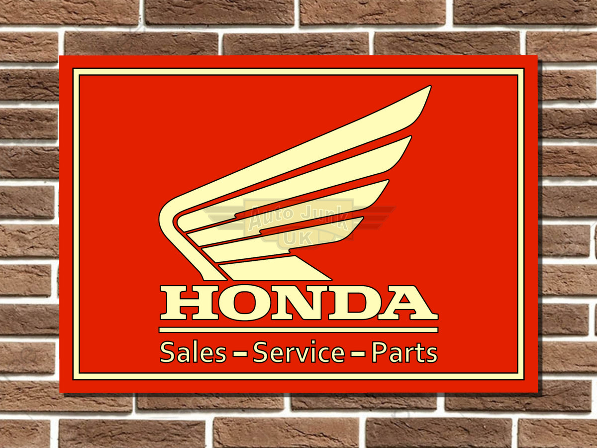 Honda Metal Sign