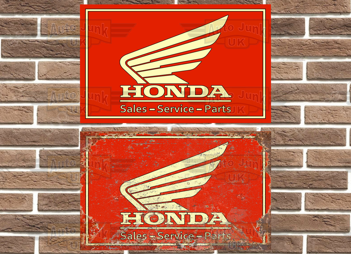 Honda Metal Sign