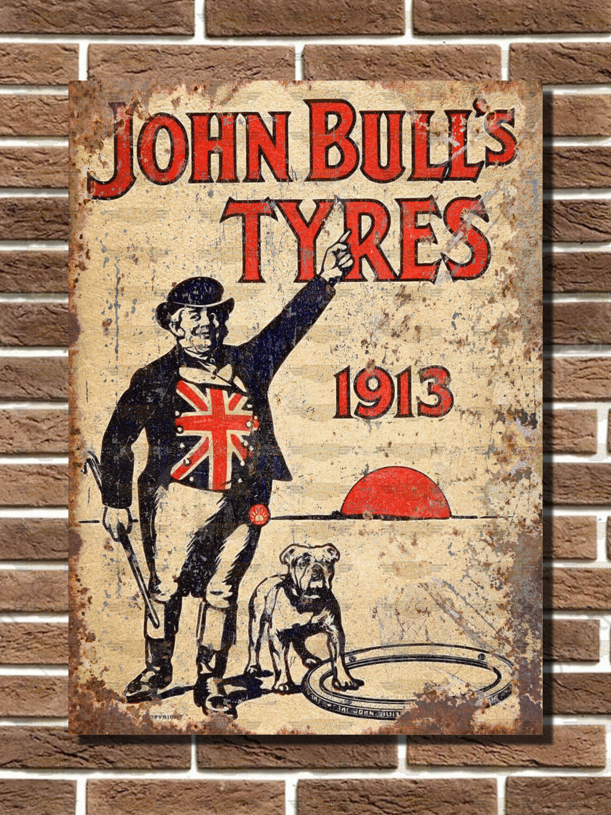 John Bull Tyres Metal Sign