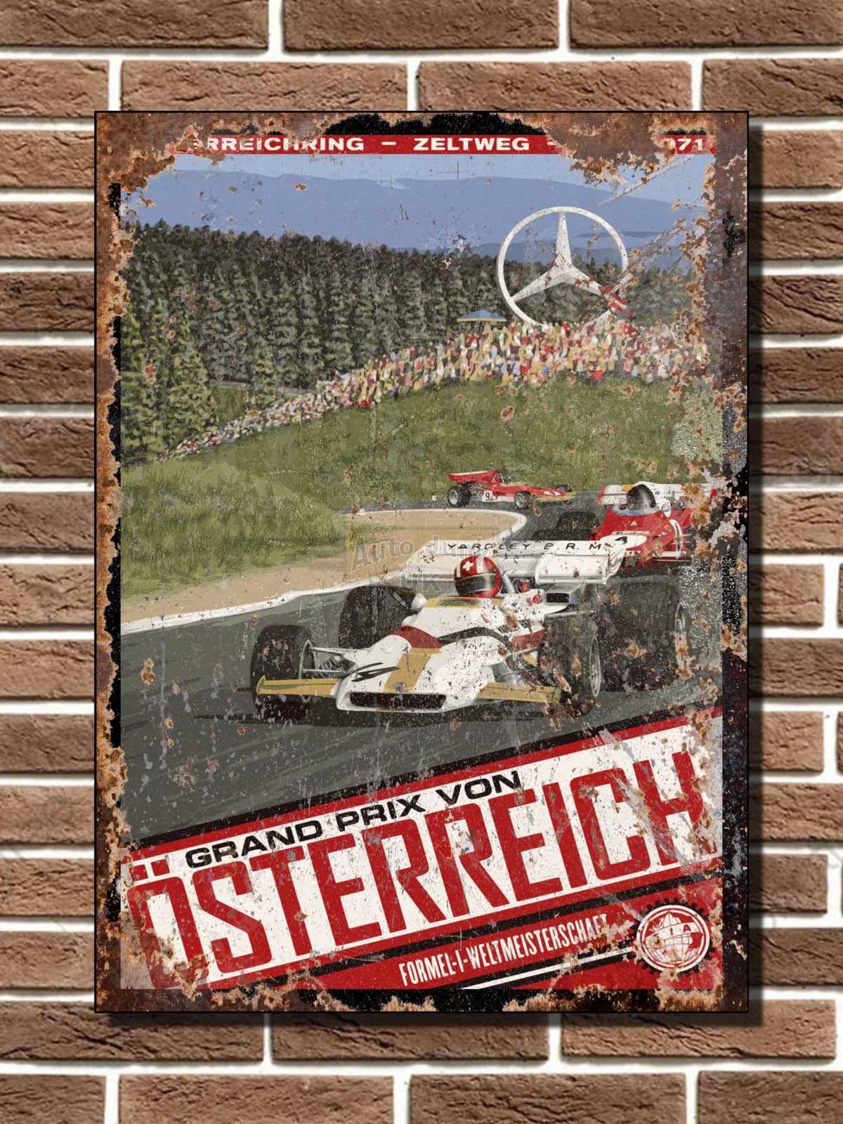 Osterreichring Grand Prix Metal Sign