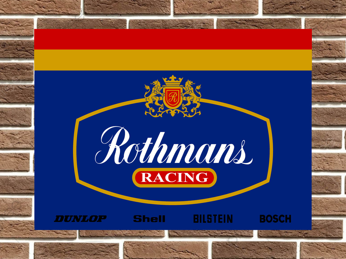 Rothmans Racing Livery Metal Sign