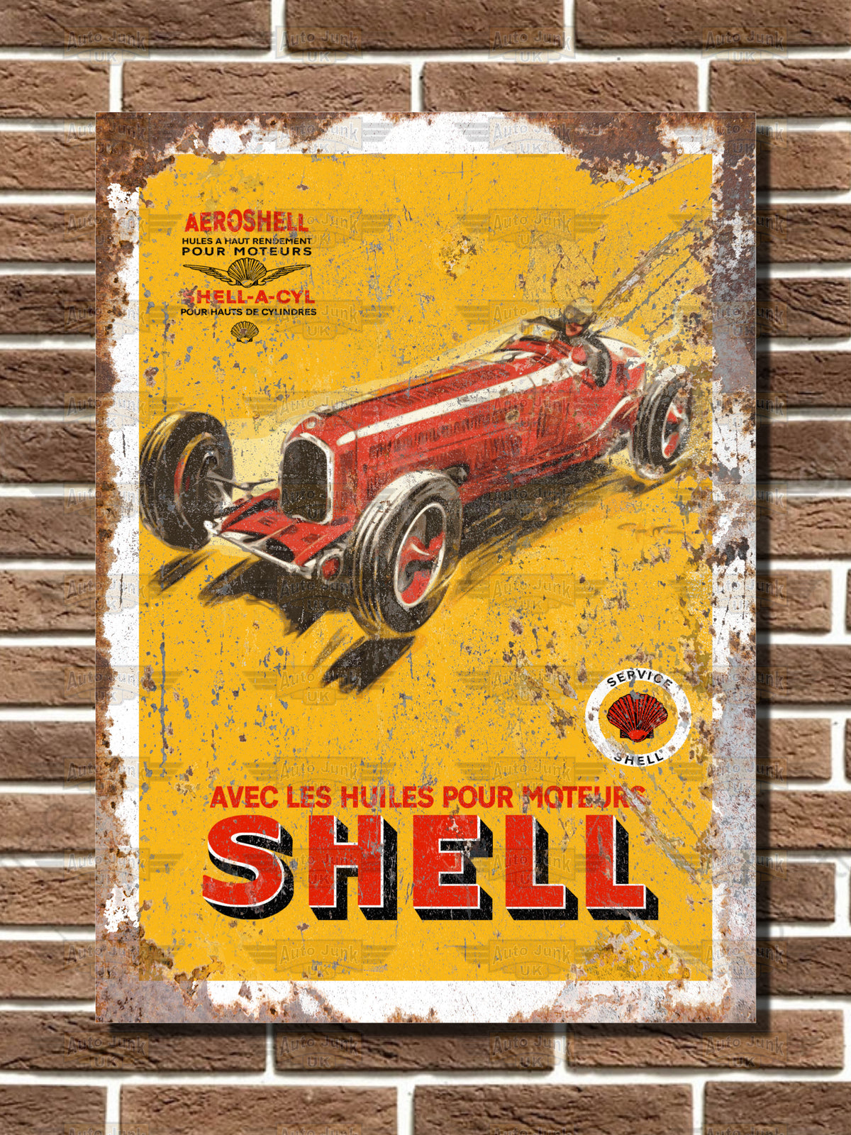 Shell Motor Oils Metal Sign