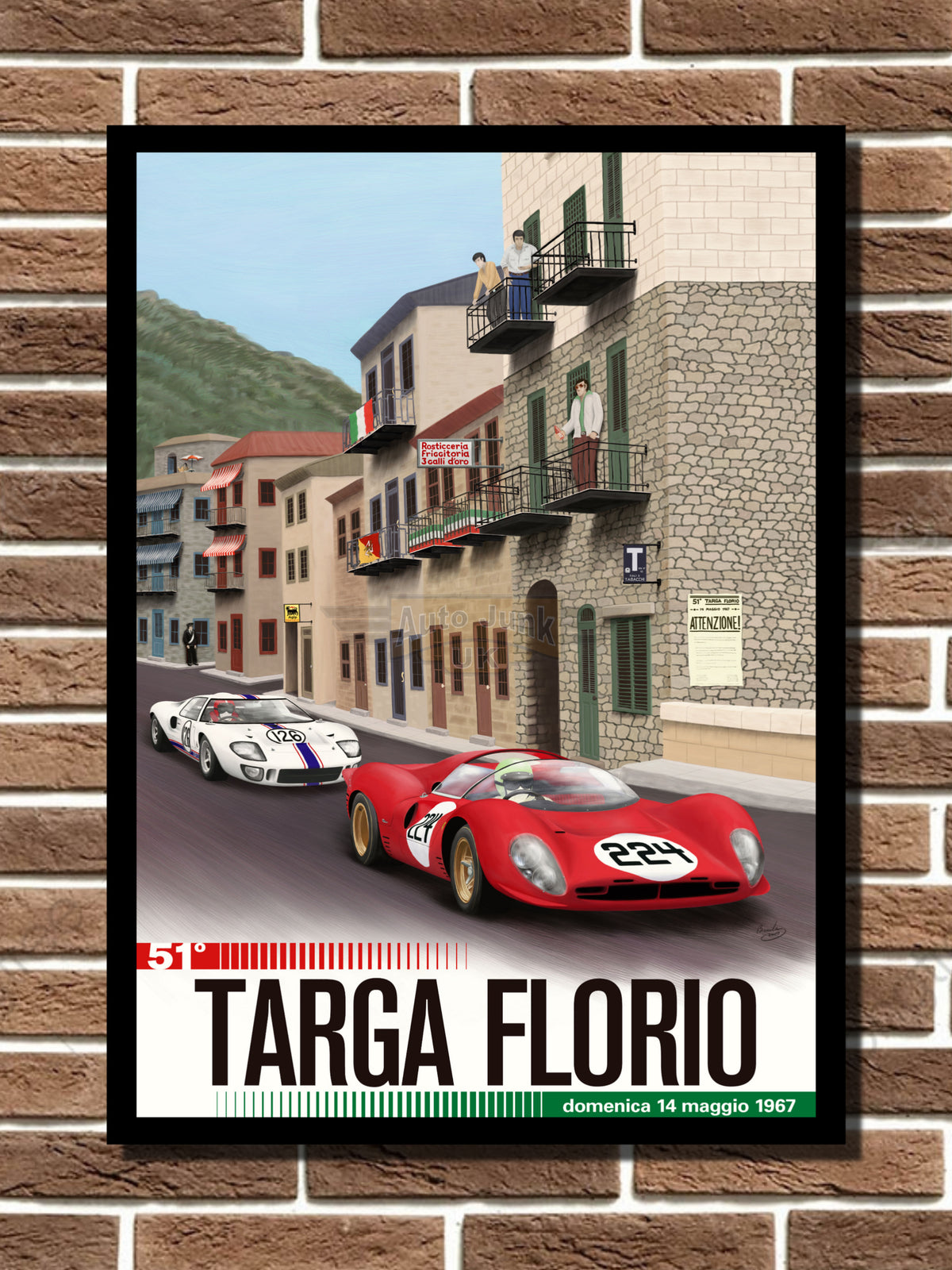 Targa Florio 1967 Metal Sign
