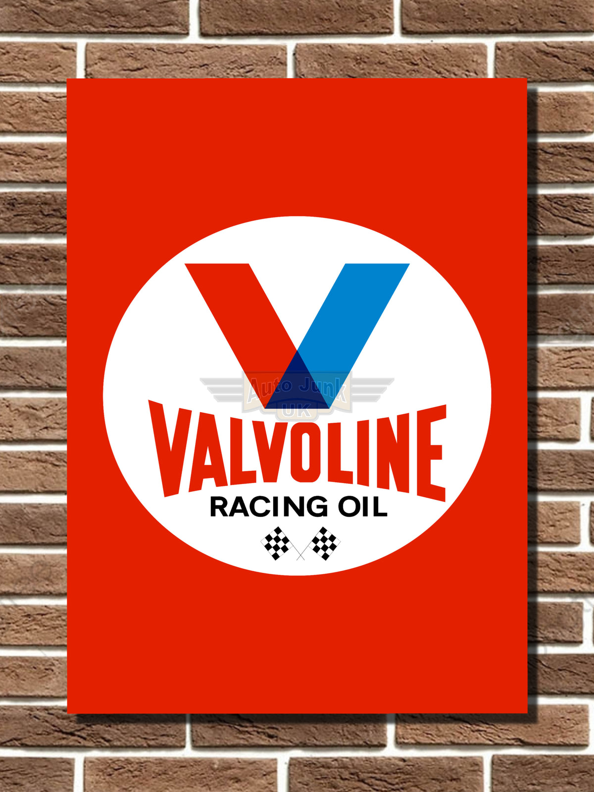 Valvoline Racing Oil Metal Sign