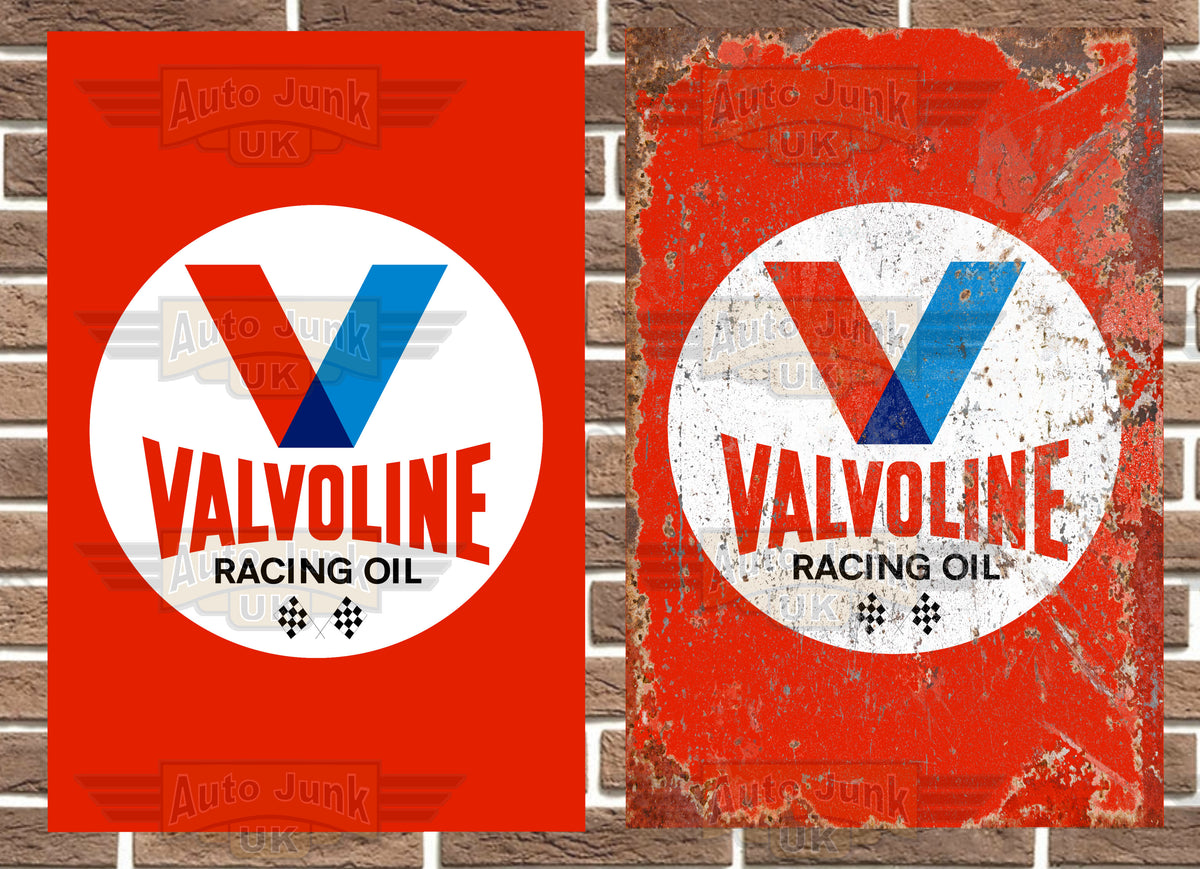 Valvoline Racing Oil Metal Sign