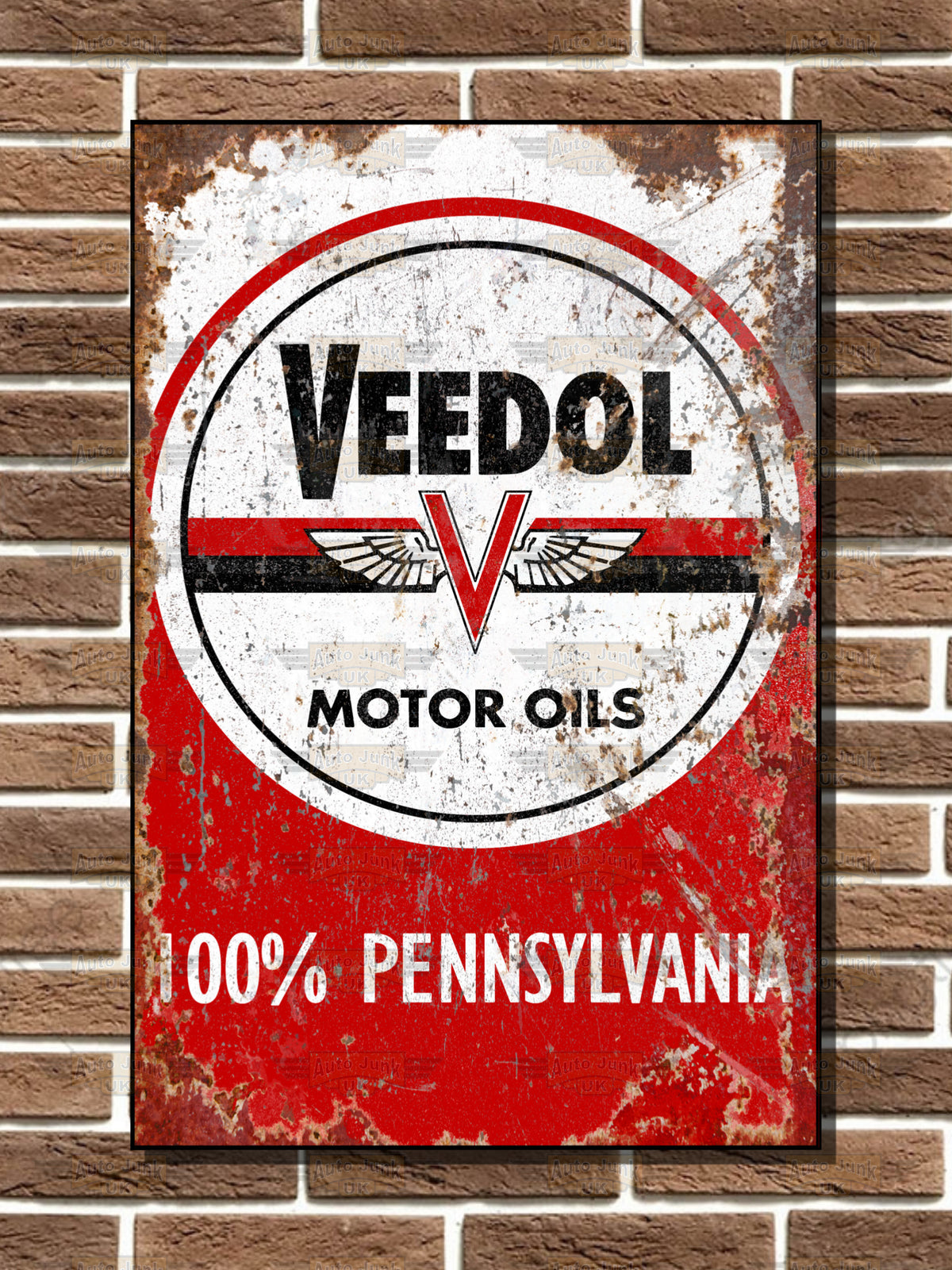Veedol Motor Oils Metal Sign