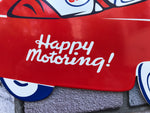 Esso Happy Motoring Enamel Sign
