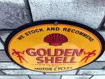 Shell Golden Enamel Sign
