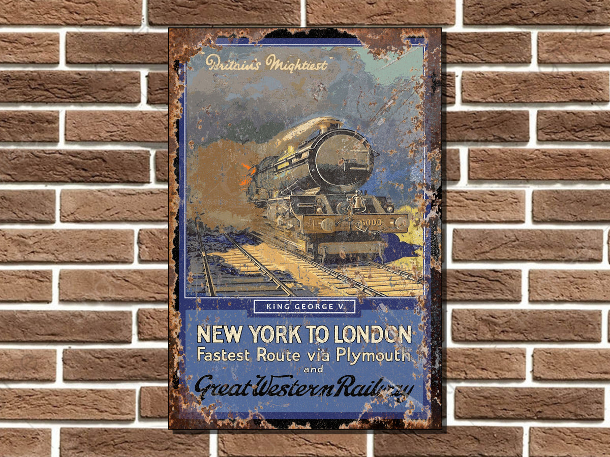 Great Western Railway Metal Sign