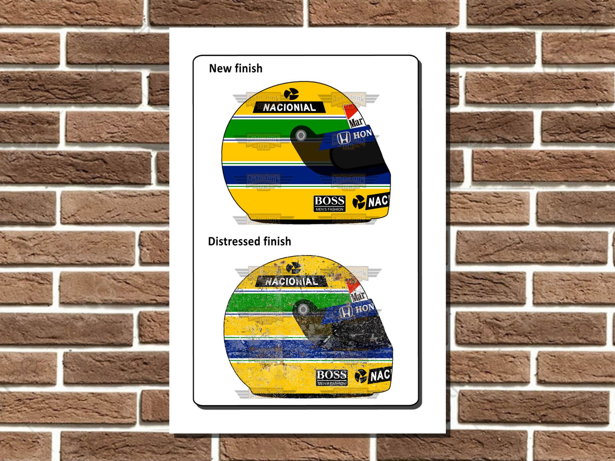 Damon Hill Helmet Wall Plaque